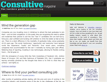 Tablet Screenshot of consultivemagazine.com
